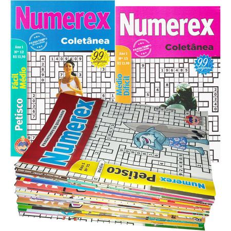 Imagem de Livro De Passatempos Coletânea Com Números Numerex Numerix