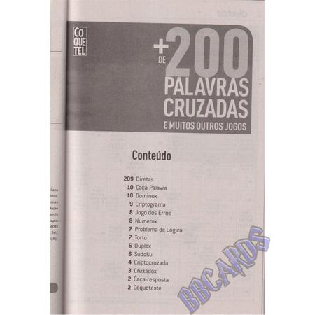 Coquetel - como pensar com logica - Livros de Palavras Cruzadas