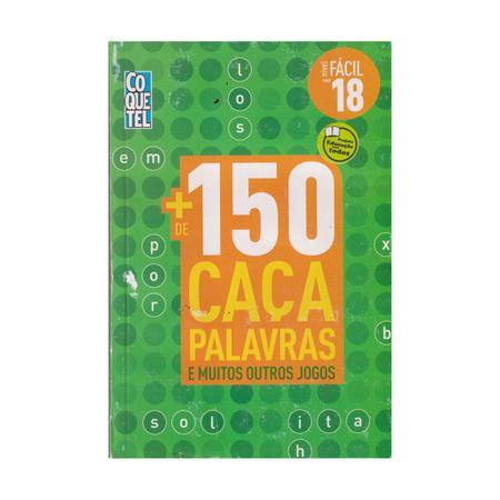 Livro Passatempo Coquetel Coletânea Caça Palavras NívelFácil - Livros de  Caça-palavras - Magazine Luiza