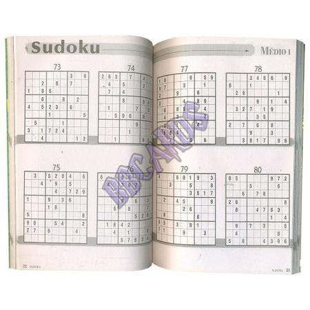 Sudoku Grades de Vários Tamanhos - Médio - Volume 38 - 282 Jogos  (Portuguese Edition)