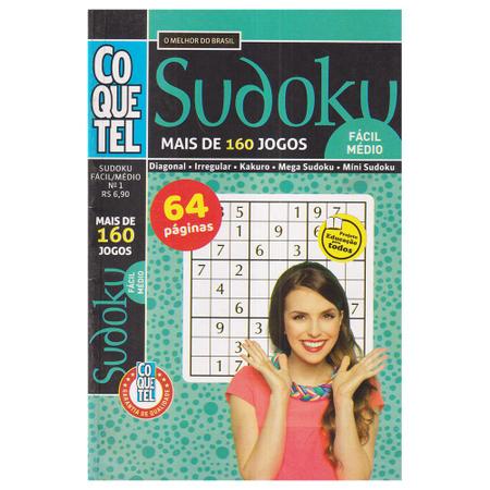 Livro Sudoku - Fácil/Médio - Só Jogos 9X9 - 6 Por Página em Promoção na  Americanas