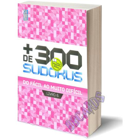 Livro de Passatempos Sudoku Jogos de Lógica Com Números - Coquetel