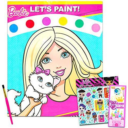 Desenho Pintar Rotina da Barbie para Crianças, Desenhos