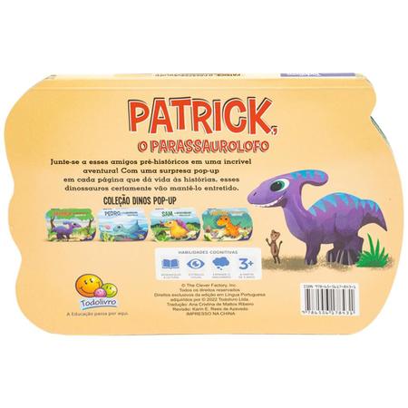 Imagem de Livro - Dinos Pop-up: Patrick, O Parassaurolofo