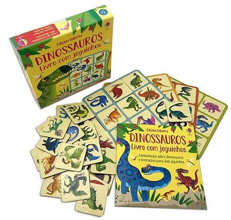 Dinossauros: Livro com joguinhos