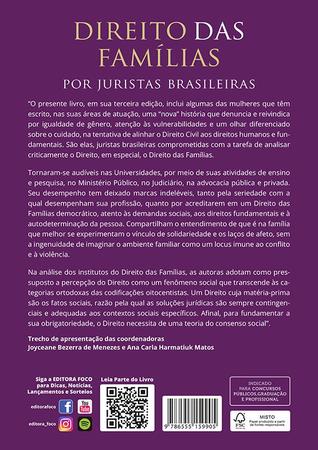 Imagem de Livro - Direito da Famílias por Juristas Brasileiras - 3ª Ed - 2024