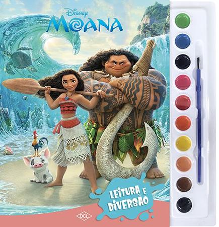 Disney Livro Com Aquarela - Moana