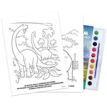 Livro - O Bom Dinossauro - Disney Color and Play - Coquetel