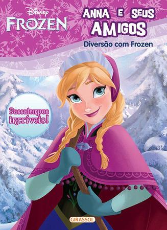 Imagem de Livro - Disney - diversão Frozen - Anna e seus amigos