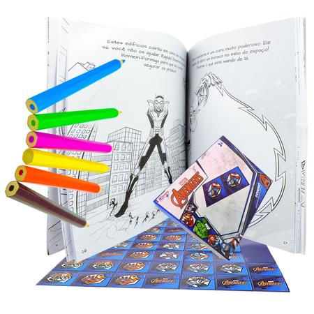 O Incrível Livro De Super-Heróis Para Colorir - Livro De Colorir