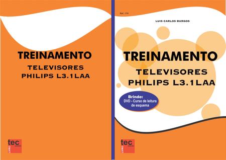 Imagem de Livro e DVD aula Treinamento Televisores Philips L3 1LAA     