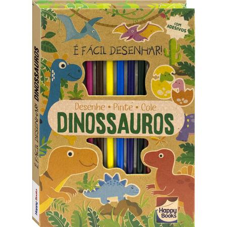 Imagem de Livro - É Fácil Desenhar! Dinossauros