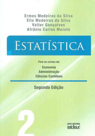 Imagem de Livro - Estatística para os cursos de economia, administração e ciências contábeis - Vol. 2