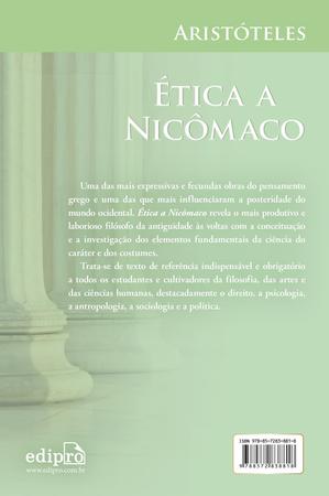 Imagem de Livro - Ética a Nicômaco - Aristóteles