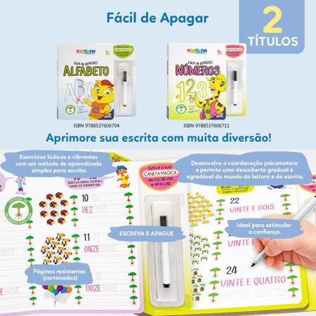 Imagem de Livro - Fácil de Apagar: Alfabeto (Escolinha Todolivro)