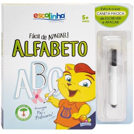 Imagem de Livro - Fácil de Apagar: Alfabeto (Escolinha Todolivro)