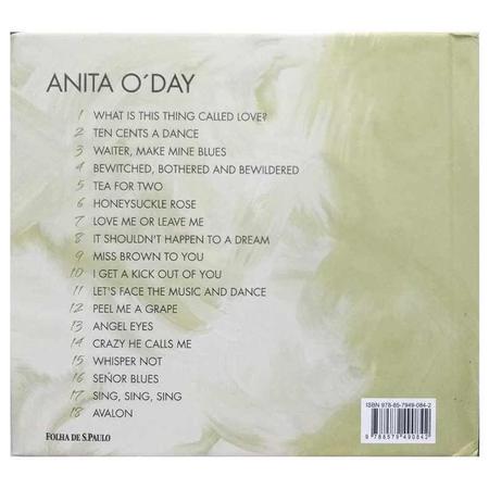 Imagem de Livro Físico Com CD Coleção Folha Grandes Vozes Volume 12  Anita O'Day - Publifolha