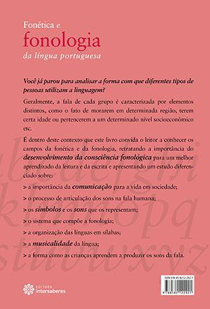 Imagem de Livro - Fonética e fonologia da língua portuguesa