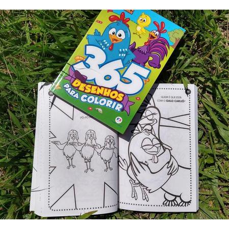 Livro de colorir: Galinha Pintadinha - Brincando de colorir
