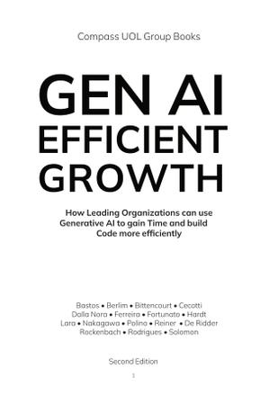 Imagem de Livro - Gen AI: Efficient Growth