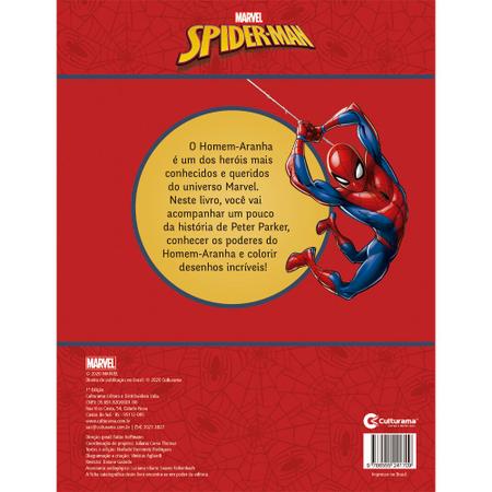 Livro - HOMEM-ARANHA HISTORIAS PARA COLORIR - Livros de