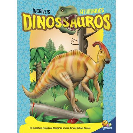 Livreto de atividades sobre dinossauros < Livreto de atividades > -  Português