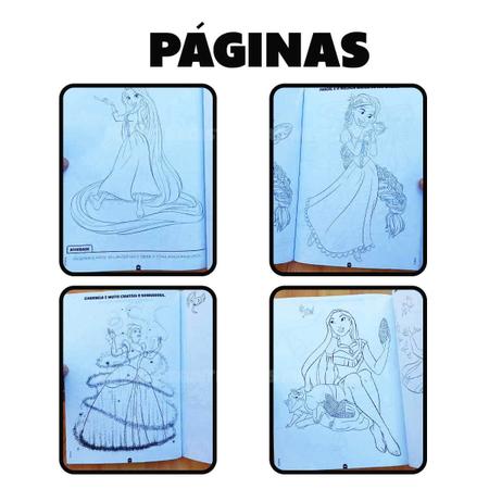 100 Páginas Para Colorir Disney - Princesas - 9786557385746 - Livros na   Brasil