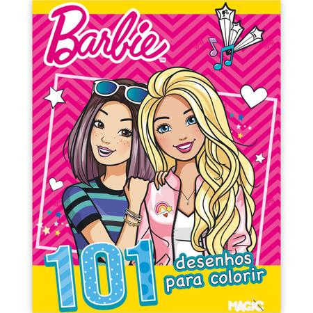 Livro para colorir infantil, 101 Desenhos Barbie, Ciranda Cultural - PT 1  UN - Artes & Pintura - Kalunga