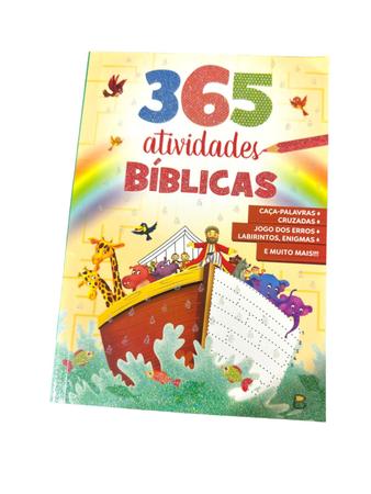 Imagem de Livro Infantil 365 Atividades Bíblicas Jogos, enigmas e mais - Blook