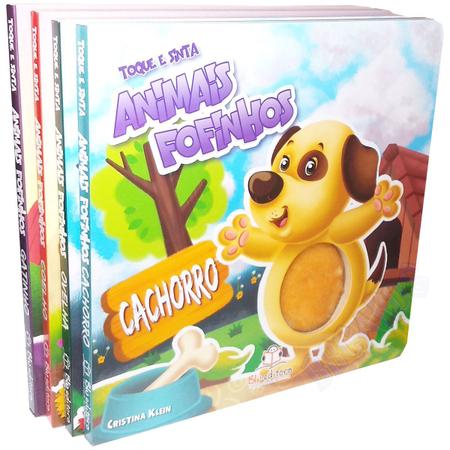 Livro Toque e Sinta Animais Fofinhos Cachorrinho - Blu Editora