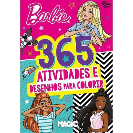 Livro Infantil Colorir 365 Atividades Barbie - Magic Kids - Unidade - Kit  de Colorir - Magazine Luiza