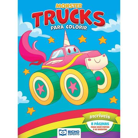 Livro para Colorir Monster Trucks 1 & 2