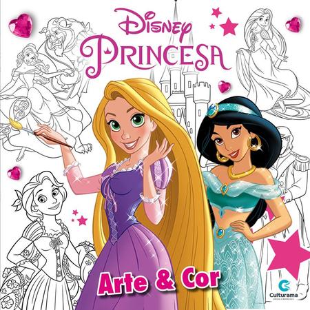 Livro Ler e Colorir - Princesas da Disney - 1 unidade - Culturama