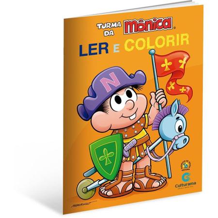 Ler e colorir - Turma da Mônica