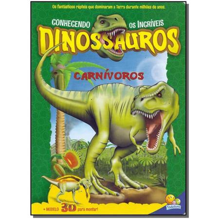 Imagem de Livro Infantil Conhecendo Incríveis Dinossauros Carnívoros