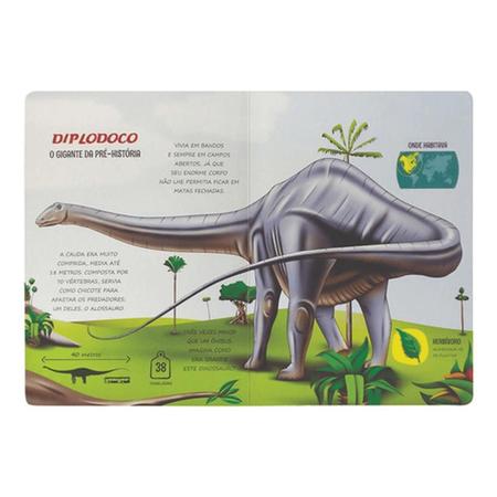 Imagem de Livro Infantil Conhecendo Incríveis Dinossauros Carnívoros