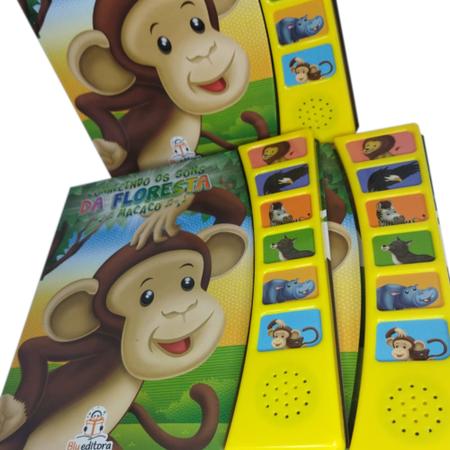 Livro Infantil Conhecendo os Sons Macaco - Funny Design