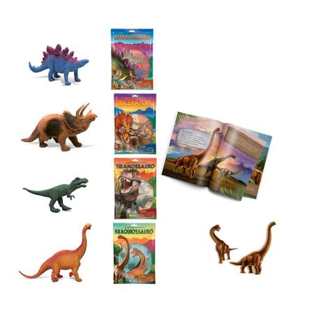 Livro Infantil Dinossauros - Adesivos, Atividades, Jogos E