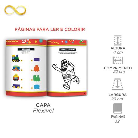 Livro infantil colorir aquarela Time de Heróis + massinha com forminhas  para modelar em Promoção na Americanas