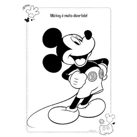 Imagem de Livro Infantil Faça Você Mesmo Turma do Mickey para Colorir