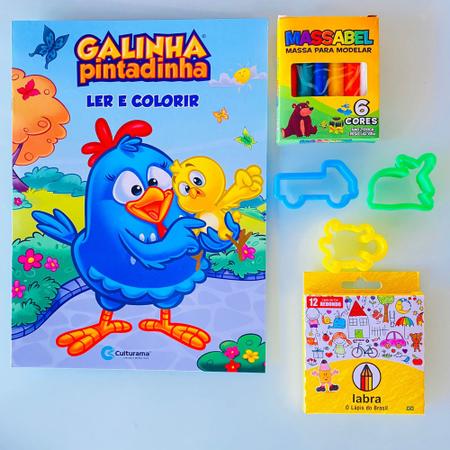 Revista Infantil Com Atividades Galinha Pintadinha