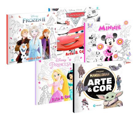 Livro Para Colorir Arte E Cor Princesas - Bom Preço Magazine