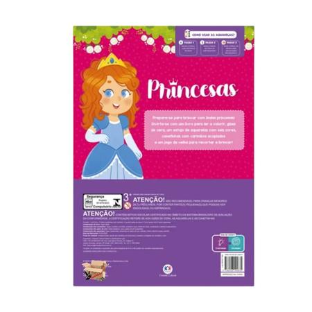 PRINCESAS - LER, COLORIR E BRINCAR