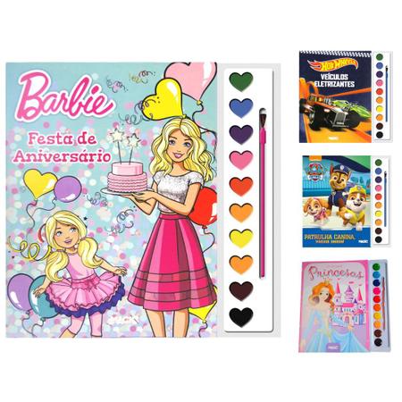 Livro Aquarela Barbie - No mundo das sereias Crianças Filhos Infantil  Desenho História Brincar Pintar Colorir Ciranda - - Livros de Literatura  Infantil - Magazine Luiza