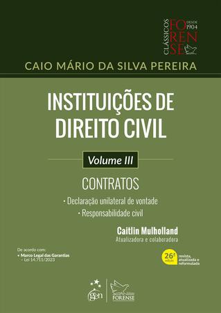 Imagem de Livro - Instituições de Direito Civil - Vol. III