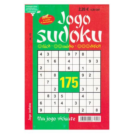 Livro Sudoku Ed. 03 - Médio/Difícil - Com Números Grandes - Só