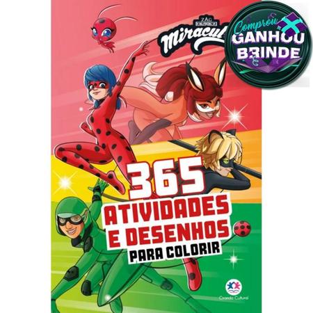 Ladybug e Cat Noir 04 – Imagens para Colorir