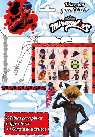 Miraculous Ladybug Prancheta para Colorir