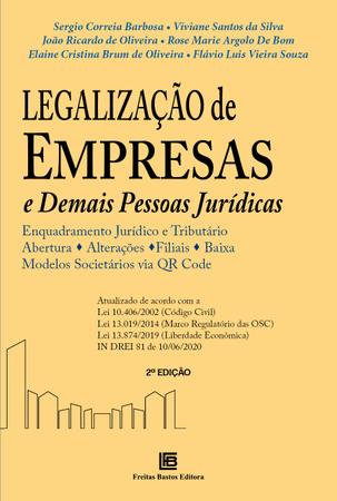 Imagem de Livro - Legalização de Empresas e demais Pessoas Jurídicas