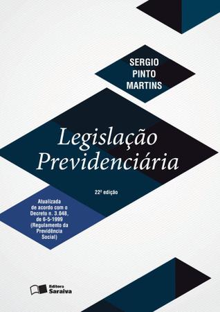 Imagem de Livro - Legislação previdenciária - 22ª edição de 2016